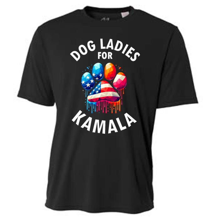 Dog Ladies For Kamala Childless Dog Ladies Cooling Performance Crew T-Shirt