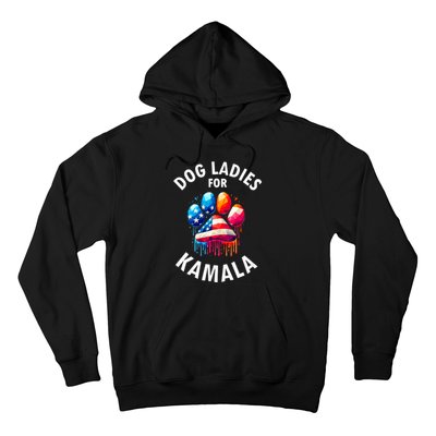 Dog Ladies For Kamala Childless Dog Ladies Hoodie