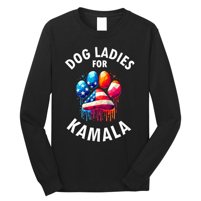 Dog Ladies For Kamala Childless Dog Ladies Long Sleeve Shirt