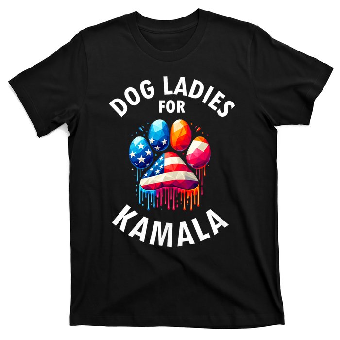 Dog Ladies For Kamala Childless Dog Ladies T-Shirt