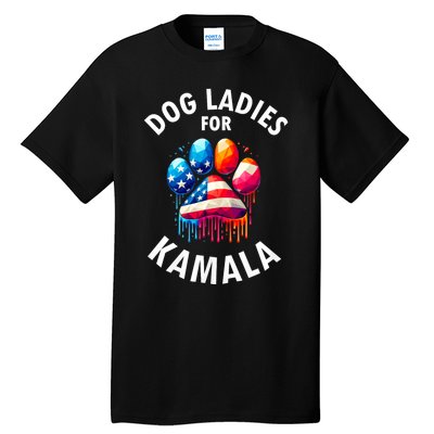 Dog Ladies For Kamala Childless Dog Ladies Tall T-Shirt