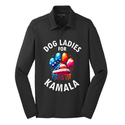 Dog Ladies For Kamala Childless Dog Ladies Silk Touch Performance Long Sleeve Polo