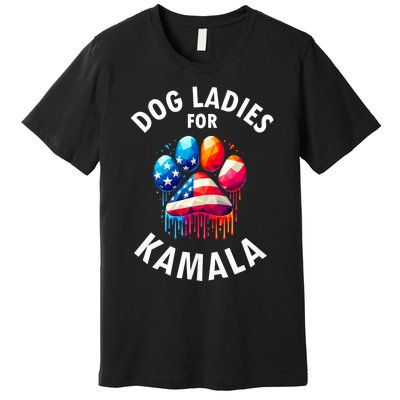 Dog Ladies For Kamala Childless Dog Ladies Premium T-Shirt