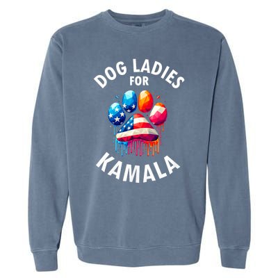 Dog Ladies For Kamala Childless Dog Ladies Garment-Dyed Sweatshirt