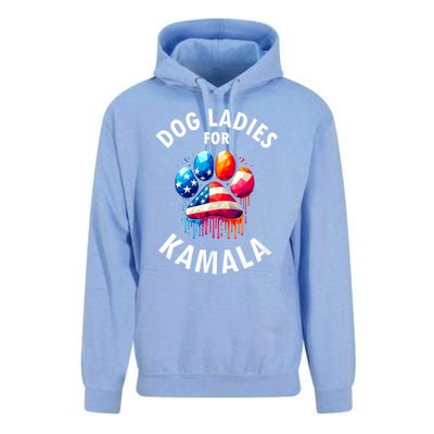 Dog Ladies For Kamala Childless Dog Ladies Unisex Surf Hoodie