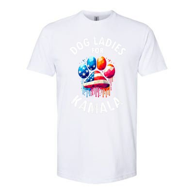 Dog Ladies For Kamala Childless Dog Ladies Softstyle CVC T-Shirt