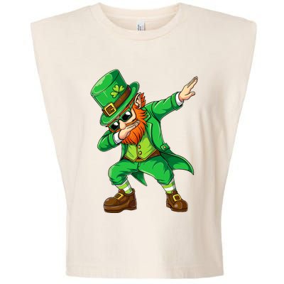 Dabbing Leprechaun Funny Gift St Patricks Day Garment-Dyed Women's Muscle Tee