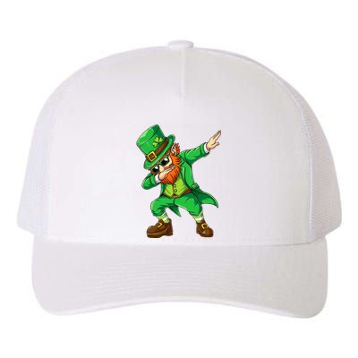 Dabbing Leprechaun Funny Gift St Patricks Day Yupoong Adult 5-Panel Trucker Hat