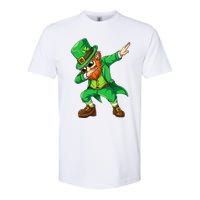 Dabbing Leprechaun Funny Gift St Patricks Day Softstyle CVC T-Shirt