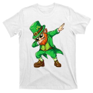 Dabbing Leprechaun Funny Gift St Patricks Day T-Shirt