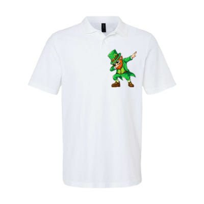 Dabbing Leprechaun Funny Gift St Patricks Day Softstyle Adult Sport Polo