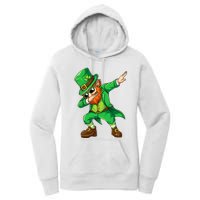 Dabbing Leprechaun Funny Gift St Patricks Day Women's Pullover Hoodie