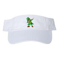 Dabbing Leprechaun Funny Gift St Patricks Day Valucap Bio-Washed Visor