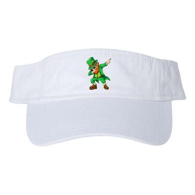 Dabbing Leprechaun Funny Gift St Patricks Day Valucap Bio-Washed Visor