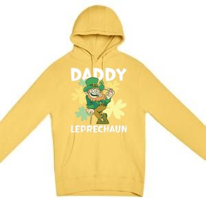 Daddy Leprechaun For St Patrick's Day Cool Gift Premium Pullover Hoodie