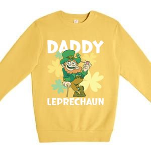 Daddy Leprechaun For St Patrick's Day Cool Gift Premium Crewneck Sweatshirt