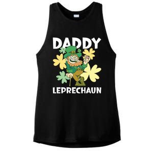 Daddy Leprechaun For St Patrick's Day Cool Gift Ladies PosiCharge Tri-Blend Wicking Tank