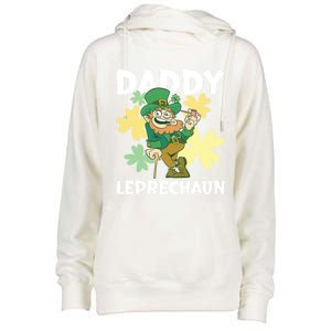 Daddy Leprechaun For St Patrick's Day Cool Gift Womens Funnel Neck Pullover Hood