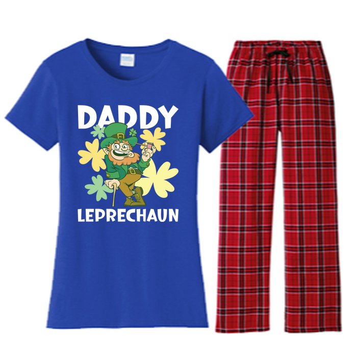 Daddy Leprechaun For St Patrick's Day Cool Gift Women's Flannel Pajama Set