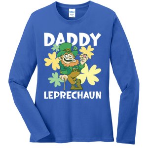 Daddy Leprechaun For St Patrick's Day Cool Gift Ladies Long Sleeve Shirt