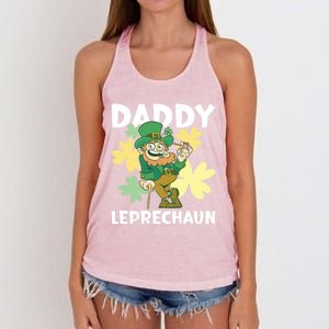 Daddy Leprechaun For St Patrick's Day Cool Gift Women's Knotted Racerback Tank