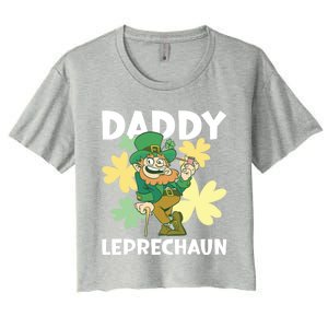 Daddy Leprechaun For St Patrick's Day Cool Gift Women's Crop Top Tee