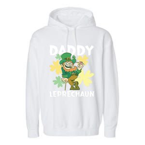 Daddy Leprechaun For St Patrick's Day Cool Gift Garment-Dyed Fleece Hoodie