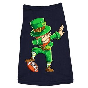 Dabbing Leprechaun Football St Patricks Day Sports Doggie Tank