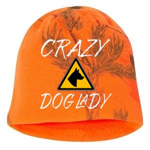 Dog Lover Funny Crazy Dog Lady Kati - Camo Knit Beanie