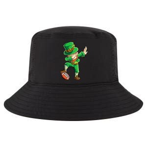 Dabbing Leprechaun Football St Patricks Day Sports Gift Cool Comfort Performance Bucket Hat