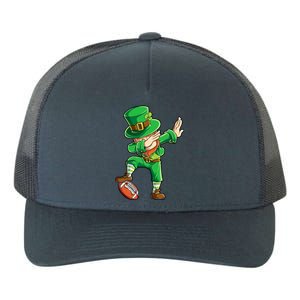 Dabbing Leprechaun Football St Patricks Day Sports Gift Yupoong Adult 5-Panel Trucker Hat