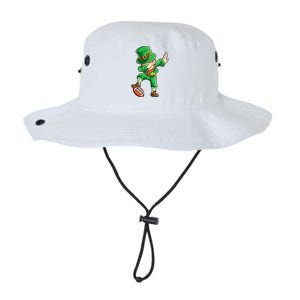 Dabbing Leprechaun Football St Patricks Day Sports Gift Legacy Cool Fit Booney Bucket Hat