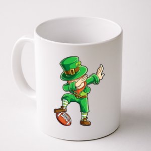 Dabbing Leprechaun Football St Patricks Day Sports Gift Coffee Mug