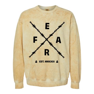 Dakota Laden Fear Gear Fxexaxr Colorblast Crewneck Sweatshirt