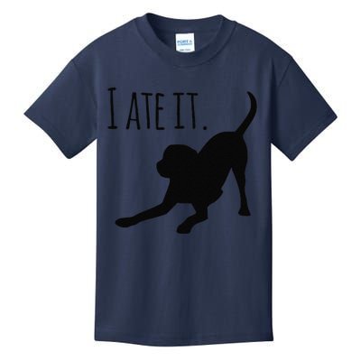 Dog Lovers Gifts For Women I Ate It Labrador Funny Dog Kids T-Shirt