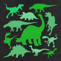 Dinosaur Lover Gift 7 Panel Mesh Trucker Snapback Hat