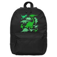 Dinosaur Lover Gift 16 in Basic Backpack
