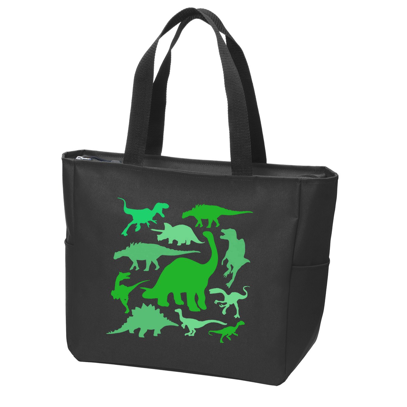 Dinosaur Lover Gift Zip Tote Bag