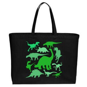 Dinosaur Lover Gift Cotton Canvas Jumbo Tote