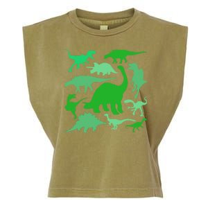 Dinosaur Lover Gift Garment-Dyed Women's Muscle Tee