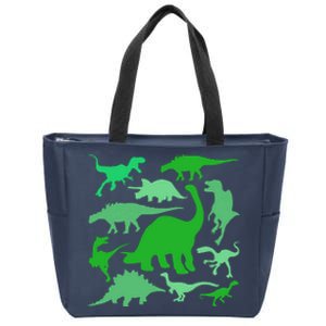 Dinosaur Lover Gift Zip Tote Bag