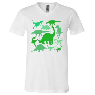 Dinosaur Lover Gift V-Neck T-Shirt