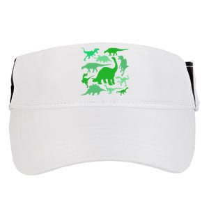 Dinosaur Lover Gift Adult Drive Performance Visor