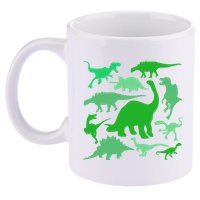 Dinosaur Lover Gift 11oz C Handle Ceramic Mug