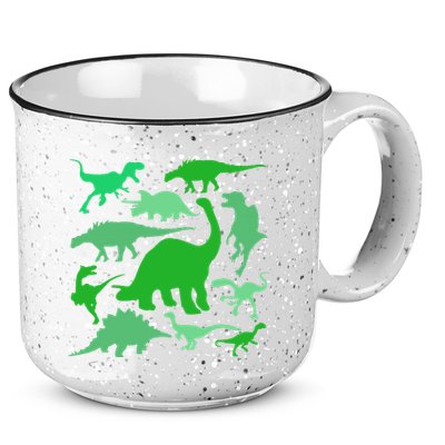 Dinosaur Lover Gift 15oz Campfire Ceramic Mug