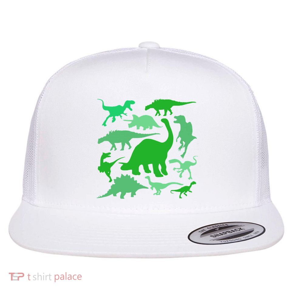 Dinosaur Lover Gift Flatbill Hat