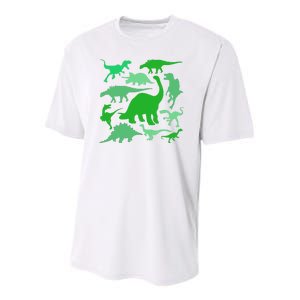 Dinosaur Lover Gift Youth Performance Sprint T-Shirt