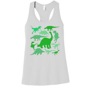 Dinosaur Lover Gift Women's Racerback Tank