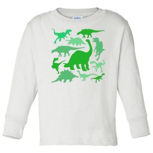 Dinosaur Lover Gift Toddler Long Sleeve Shirt