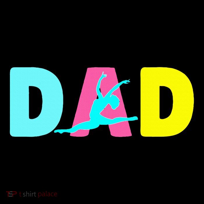 Dad Little Gymnast Girl Birthday Gymnastics Themed Party Kids T-Shirt